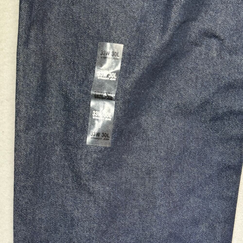 Mode of One Men's Straight-Fit Jeans, Roosevelt blue 33x30 $70 - Picture 7 of 11
